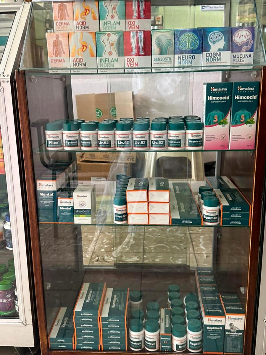 Interior y productos de Macrobiótica El SOL